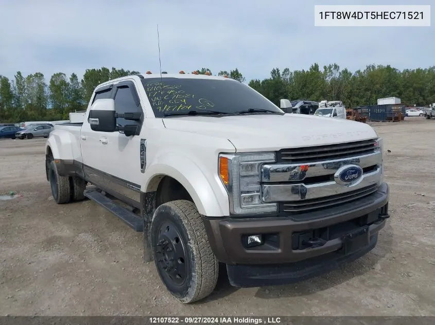 2017 Ford F-450 King Ranch VIN: 1FT8W4DT5HEC71521 Lot: 12107522