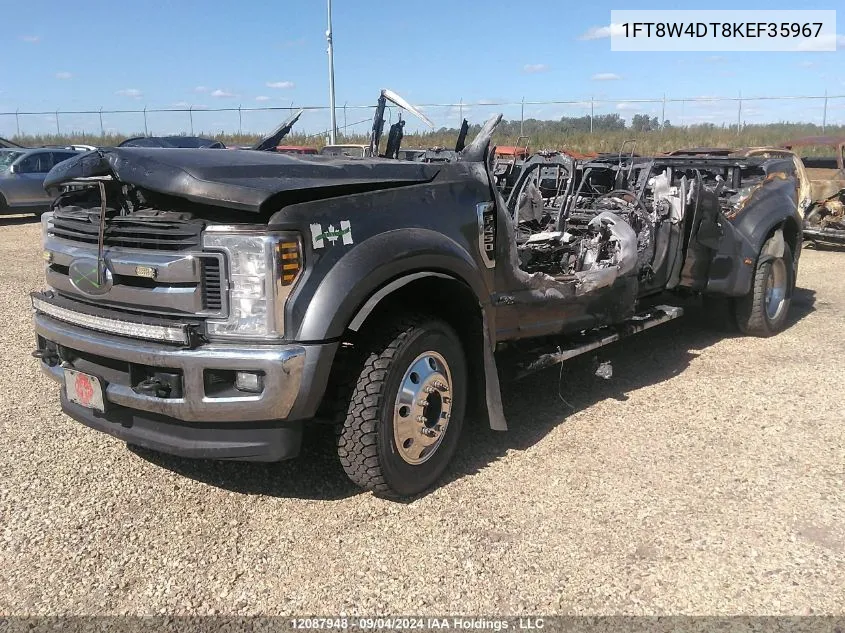 2019 Ford F-450 Xlt VIN: 1FT8W4DT8KEF35967 Lot: 12087948