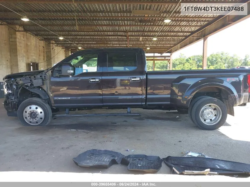 2019 Ford F-450 Limited VIN: 1FT8W4DT3KEE07488 Lot: 39655406