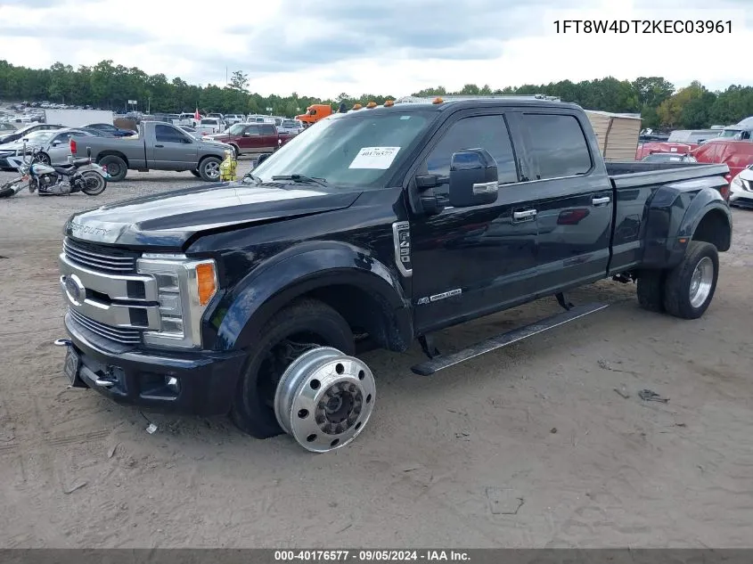 2019 Ford F-450 Limited VIN: 1FT8W4DT2KEC03961 Lot: 40176577