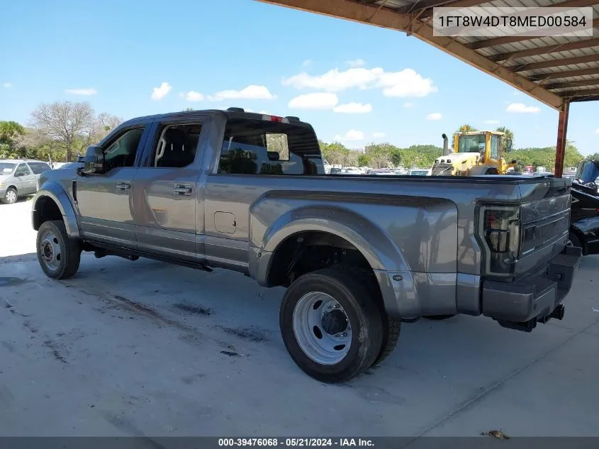 2021 Ford F-450 Limited VIN: 1FT8W4DT8MED00584 Lot: 39476068