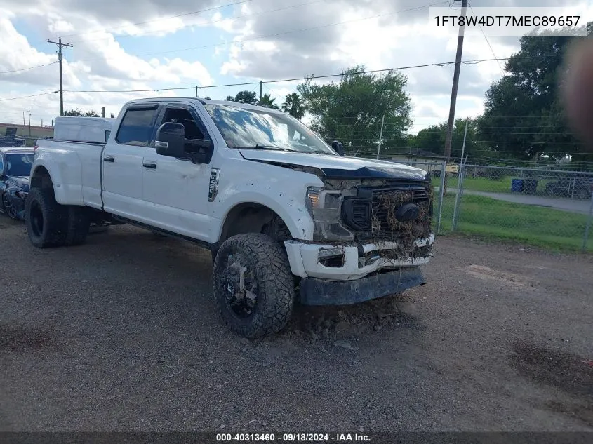 2021 Ford F-450 Platinum VIN: 1FT8W4DT7MEC89657 Lot: 40313460