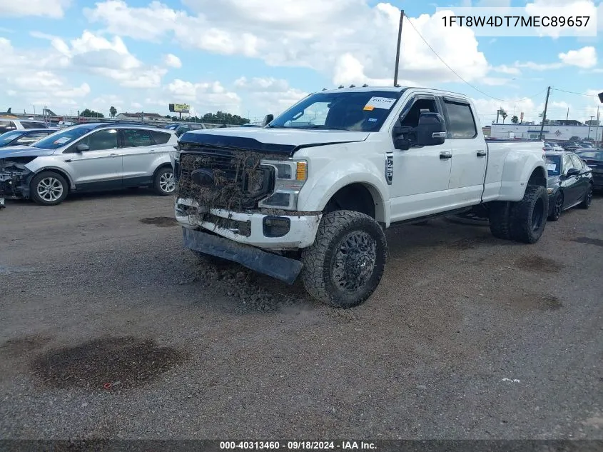 2021 Ford F-450 Platinum VIN: 1FT8W4DT7MEC89657 Lot: 40313460