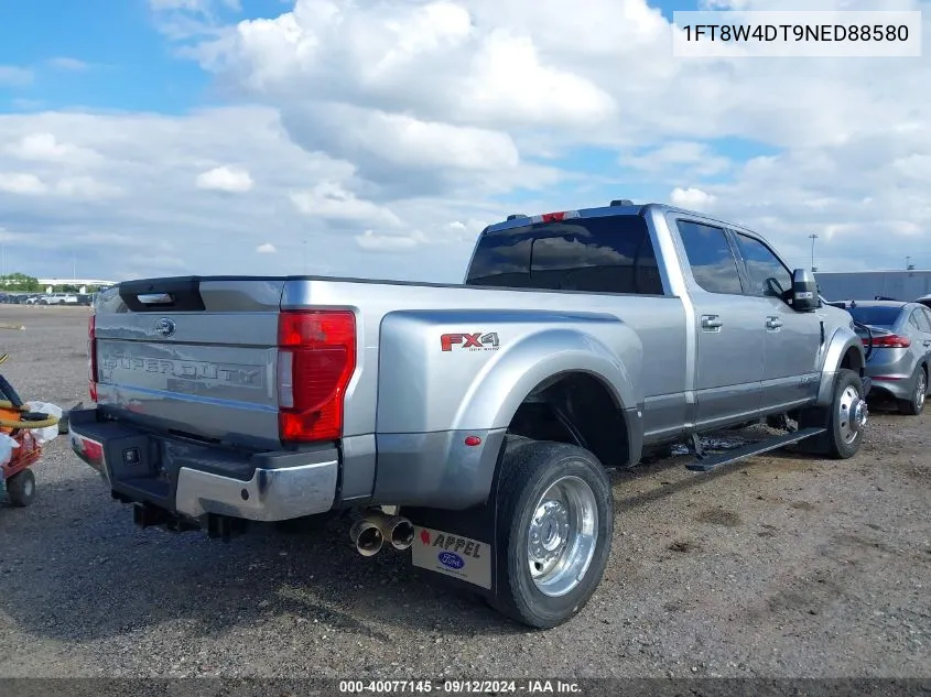 2022 Ford F-450 Lariat VIN: 1FT8W4DT9NED88580 Lot: 40077145