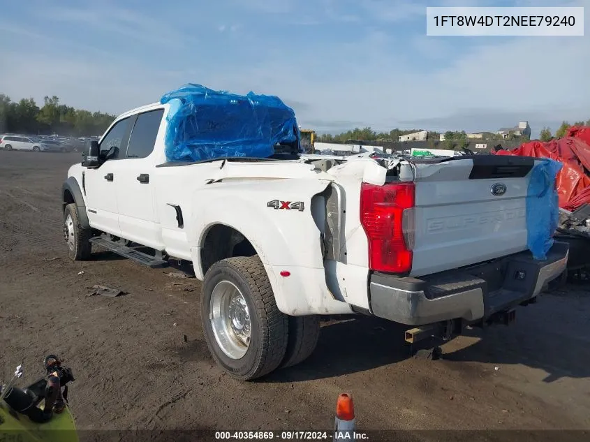 2022 Ford F-450 Xl VIN: 1FT8W4DT2NEE79240 Lot: 40354869