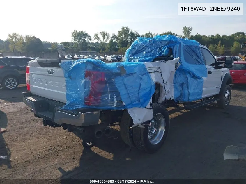 2022 Ford F-450 Xl VIN: 1FT8W4DT2NEE79240 Lot: 40354869