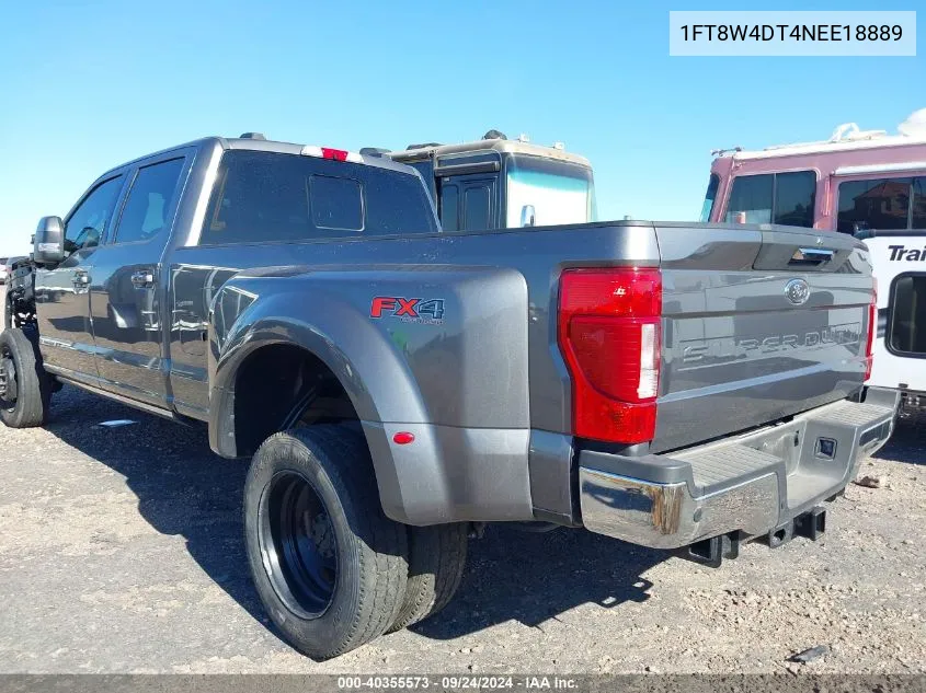 1FT8W4DT4NEE18889 2022 Ford F-450 Lariat