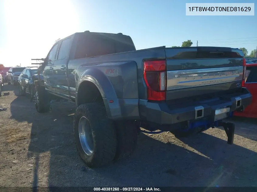 1FT8W4DT0NED81629 2022 Ford F450 Super Duty