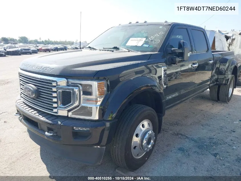 2022 Ford F-450 Limited VIN: 1FT8W4DT7NED60244 Lot: 40510255