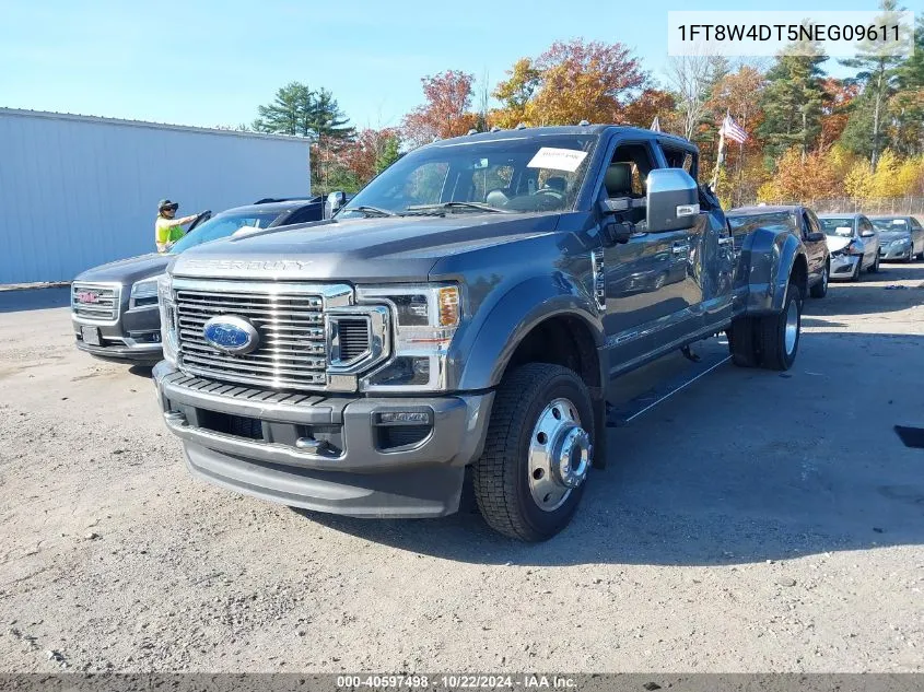 2022 Ford F-450 Platinum VIN: 1FT8W4DT5NEG09611 Lot: 40597498