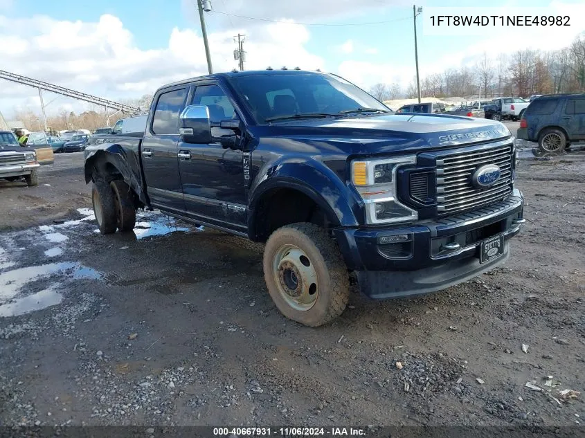 2022 Ford F-450 King Ranch VIN: 1FT8W4DT1NEE48982 Lot: 40667931