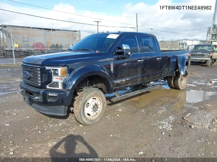 2022 Ford F-450 King Ranch VIN: 1FT8W4DT1NEE48982 Lot: 40667931