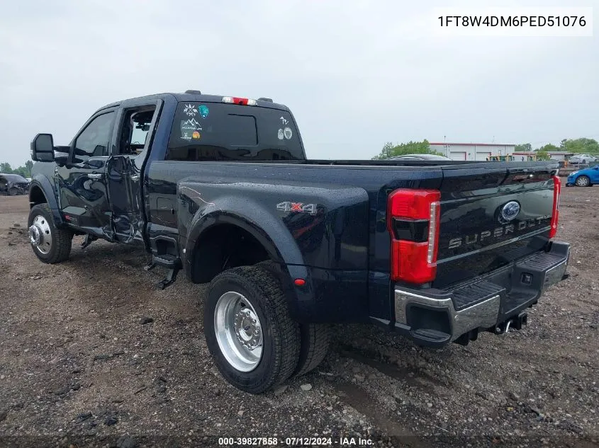 2023 Ford F-450 Lariat VIN: 1FT8W4DM6PED51076 Lot: 39827858