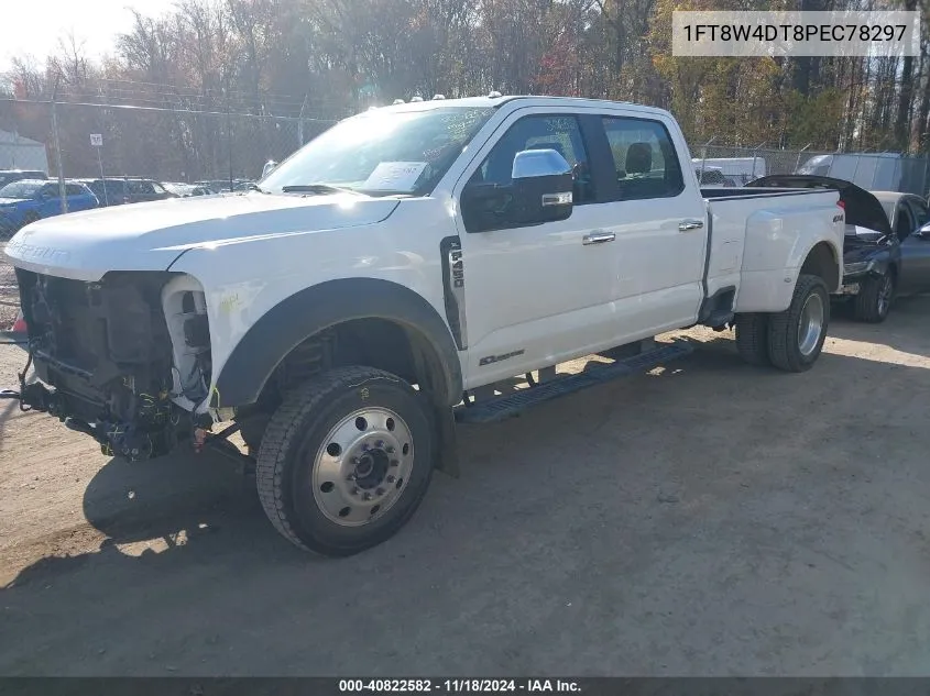 2023 Ford F-450 Xl VIN: 1FT8W4DT8PEC78297 Lot: 40822582