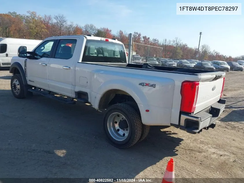 2023 Ford F-450 Xl VIN: 1FT8W4DT8PEC78297 Lot: 40822582