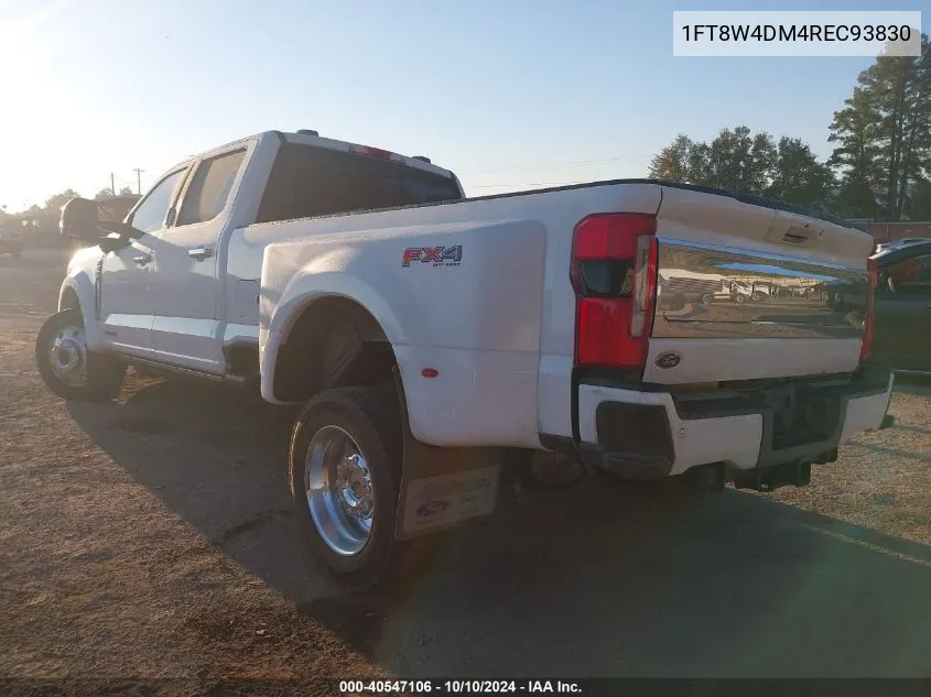 2024 Ford F-450 Limited VIN: 1FT8W4DM4REC93830 Lot: 40547106