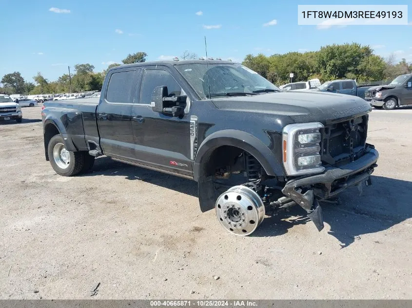 2024 Ford F-450 King Ranch VIN: 1FT8W4DM3REE49193 Lot: 40665871