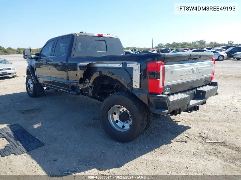 2024 Ford F-450 King Ranch VIN: 1FT8W4DM3REE49193 Lot: 40665871