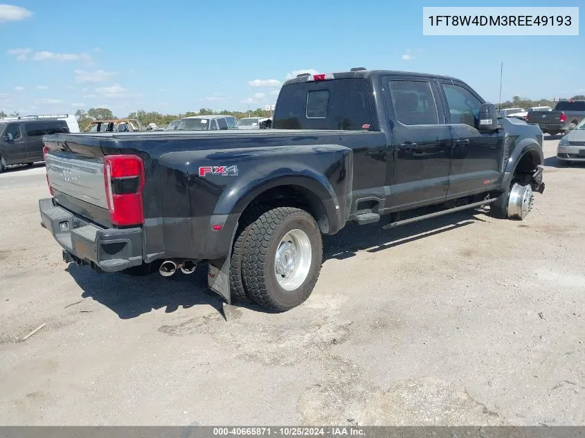 2024 Ford F-450 King Ranch VIN: 1FT8W4DM3REE49193 Lot: 40665871