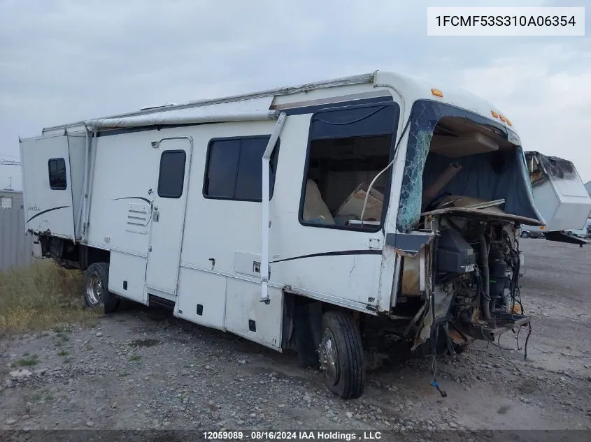 2001 Ford F550 Super Duty Stripped Chass VIN: 1FCMF53S310A06354 Lot: 12059089