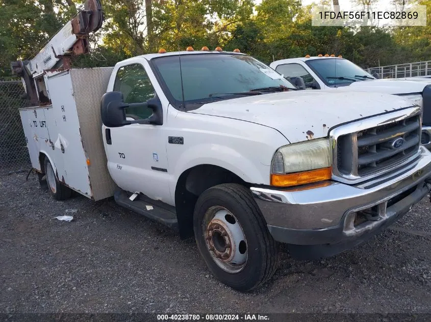 2001 Ford F-550 Xl/Xlt VIN: 1FDAF56F11EC82869 Lot: 40238780