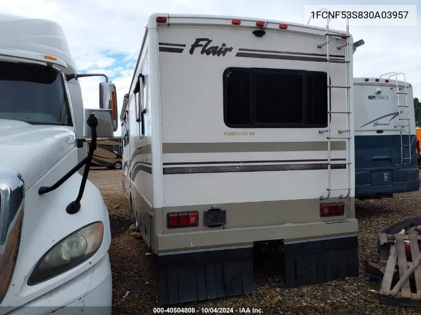 2003 Ford F550 Super Duty Stripped Chass VIN: 1FCNF53S830A03957 Lot: 40504808