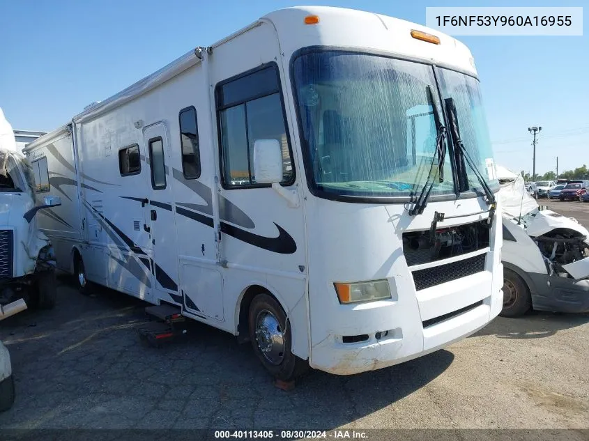 2006 Hurricane Motor Home VIN: 1F6NF53Y960A16955 Lot: 40113405