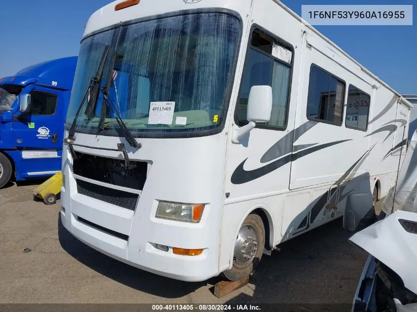 2006 Hurricane Motor Home VIN: 1F6NF53Y960A16955 Lot: 40113405