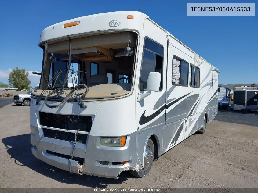 2006 Ford F550 Super Duty Stripped Chass VIN: 1F6NF53Y060A15533 Lot: 40235199