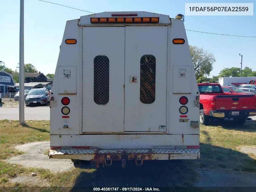 1FDAF56P07EA22559 2007 Ford F550 Super Duty