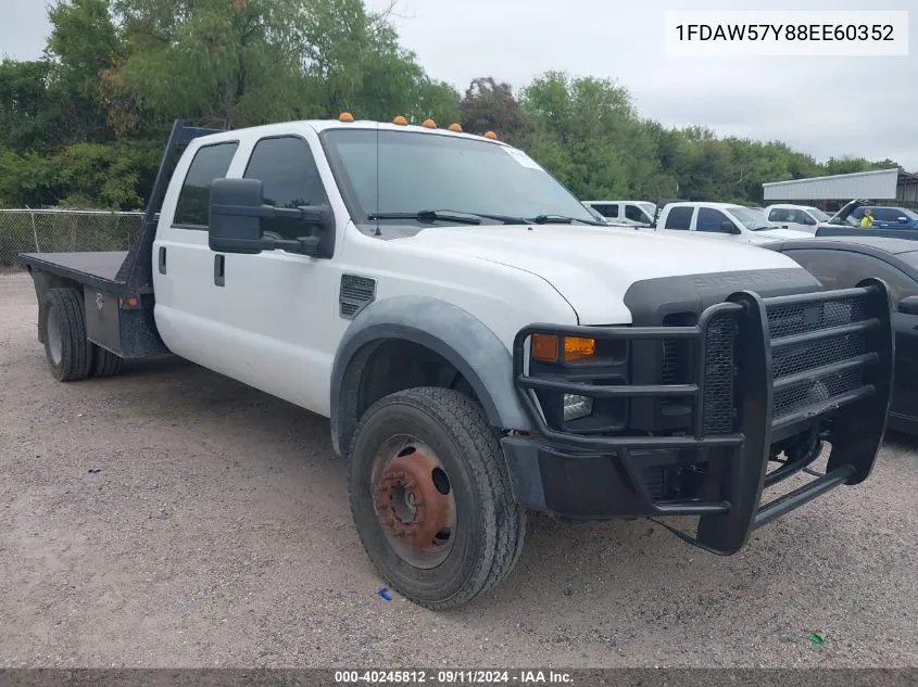 2008 Ford F-550 Chassis Lariat/Xl/Xlt VIN: 1FDAW57Y88EE60352 Lot: 40245812