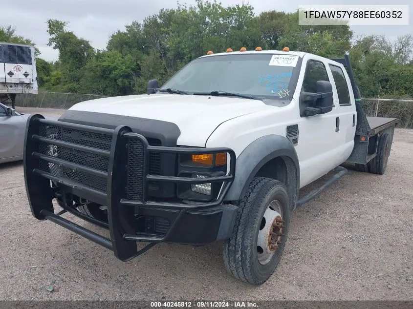 2008 Ford F-550 Chassis Lariat/Xl/Xlt VIN: 1FDAW57Y88EE60352 Lot: 40245812