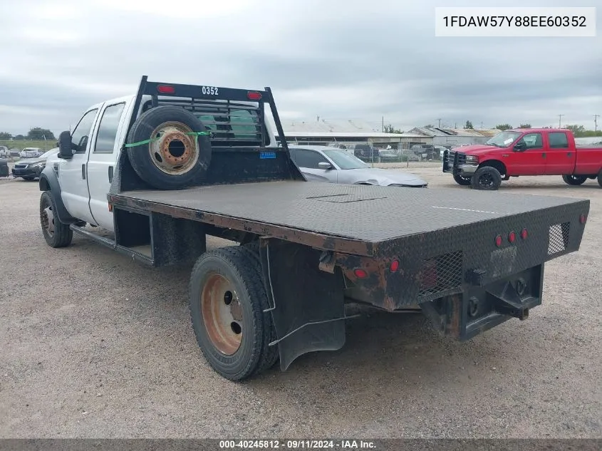 2008 Ford F-550 Chassis Lariat/Xl/Xlt VIN: 1FDAW57Y88EE60352 Lot: 40245812