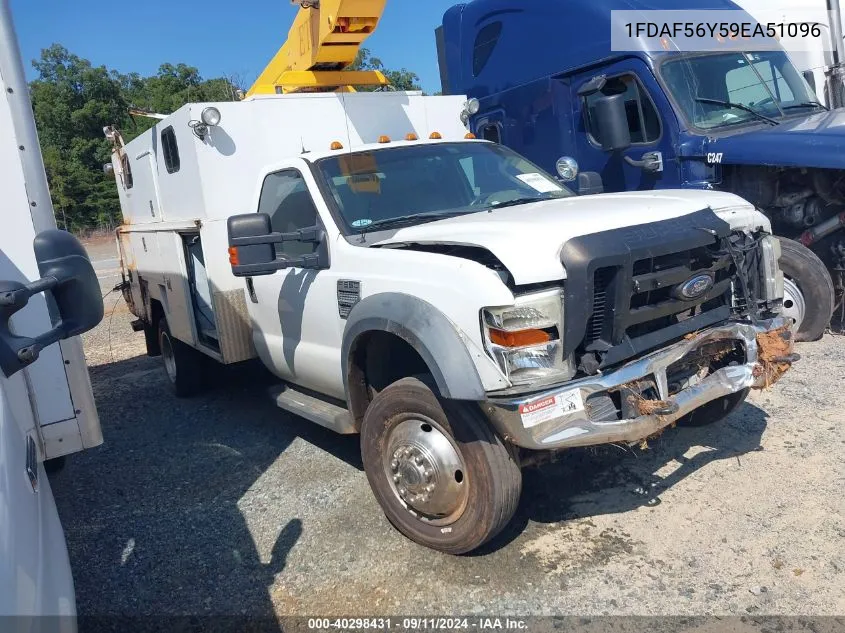 2009 Ford F550 Super Duty VIN: 1FDAF56Y59EA51096 Lot: 40298431