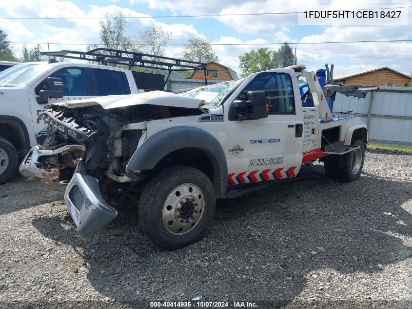 2012 Ford F-550 Chassis Xlt VIN: 1FDUF5HT1CEB18427 Lot: 40414935