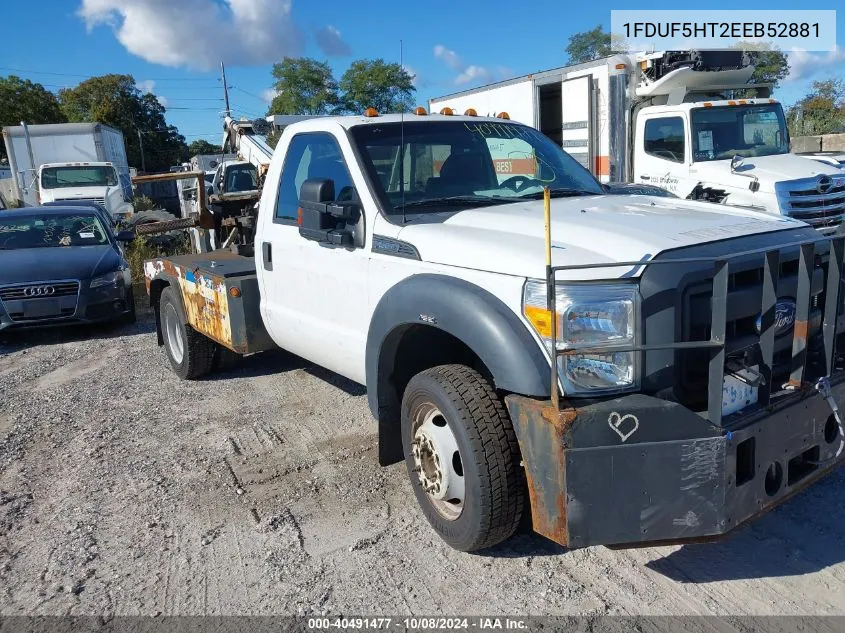 2014 Ford F550 Super Duty VIN: 1FDUF5HT2EEB52881 Lot: 40491477