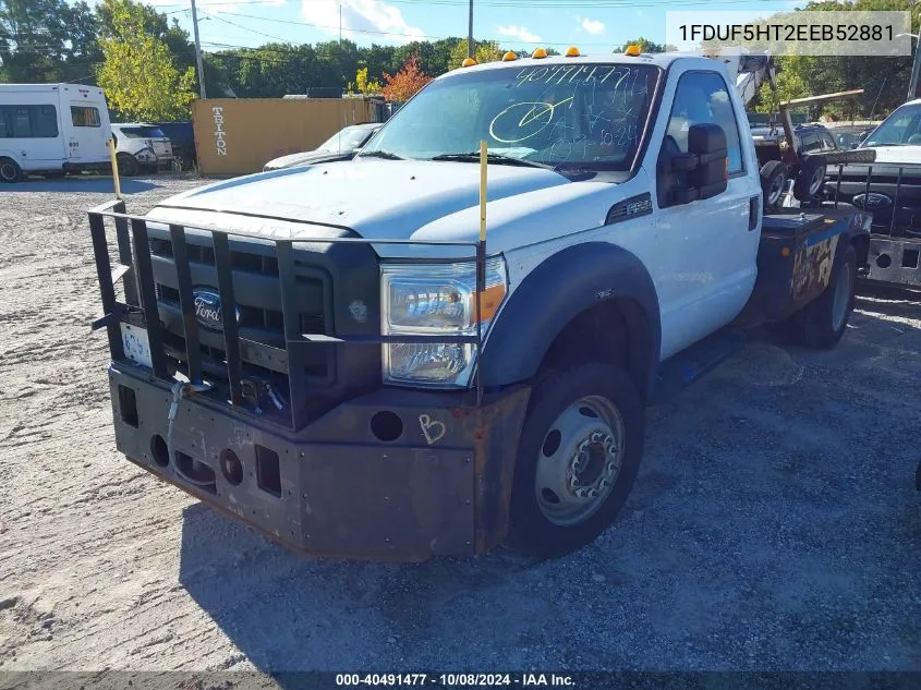 2014 Ford F550 Super Duty VIN: 1FDUF5HT2EEB52881 Lot: 40491477