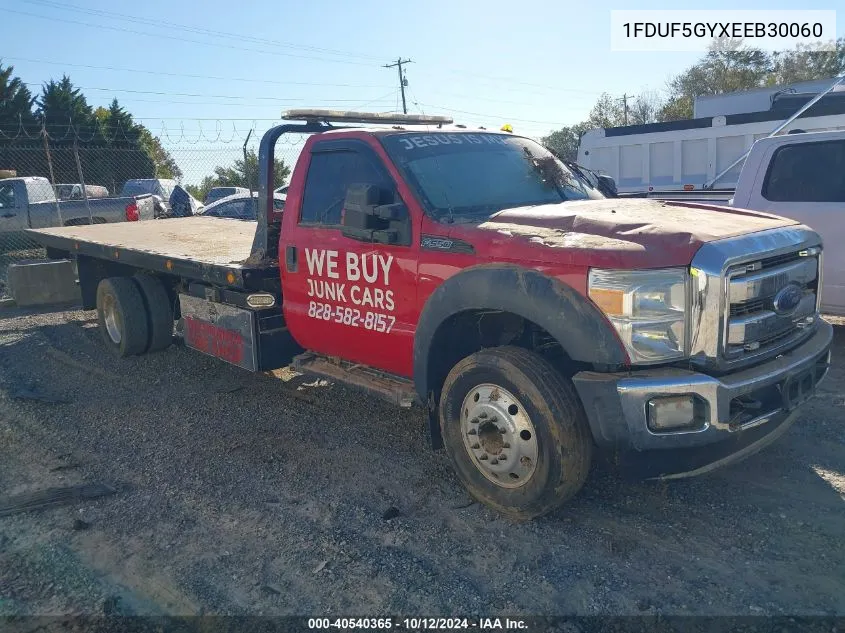 2014 Ford F550 Super Duty VIN: 1FDUF5GYXEEB30060 Lot: 40540365