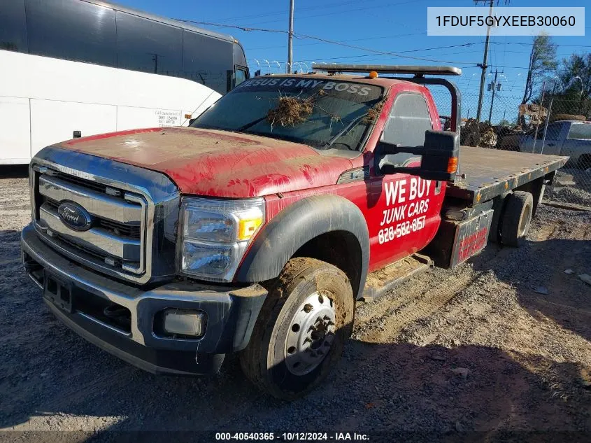 2014 Ford F550 Super Duty VIN: 1FDUF5GYXEEB30060 Lot: 40540365