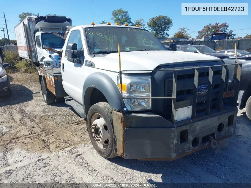 2014 Ford F-550 Chassis Xl VIN: 1FDUF5HT0EEB42723 Lot: 40644222