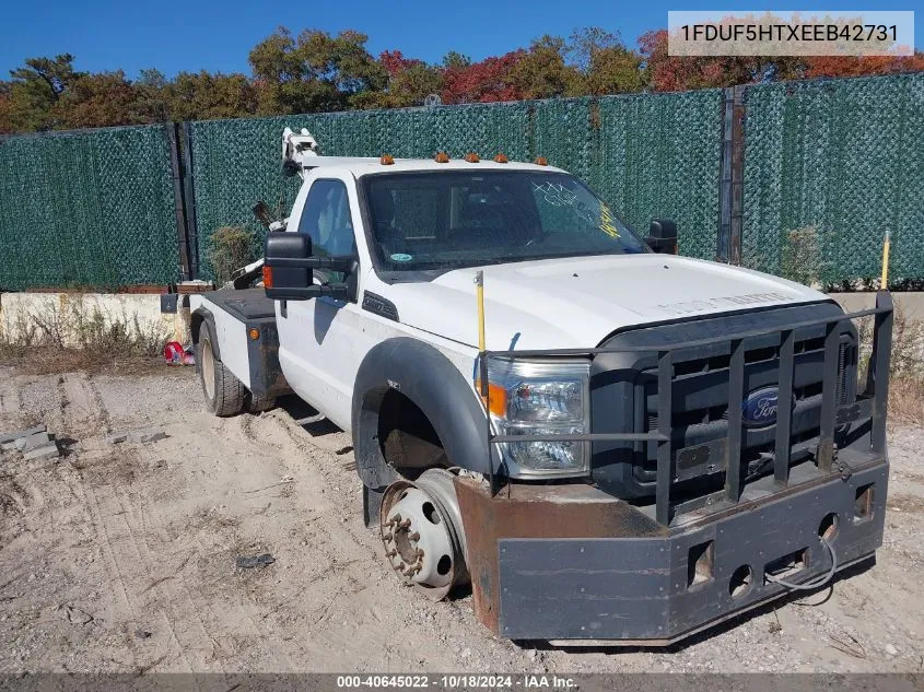 2014 Ford F-550 Chassis Xl VIN: 1FDUF5HTXEEB42731 Lot: 40645022