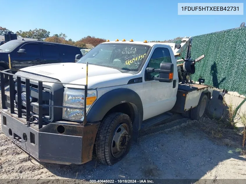 2014 Ford F-550 Chassis Xl VIN: 1FDUF5HTXEEB42731 Lot: 40645022