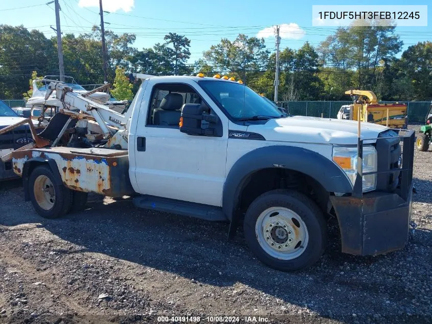 2015 Ford F-550 Chassis Xl VIN: 1FDUF5HT3FEB12245 Lot: 40491498