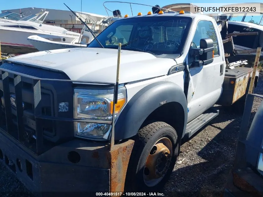 2015 Ford F550 Super Duty VIN: 1FDUF5HTXFEB12243 Lot: 40491517