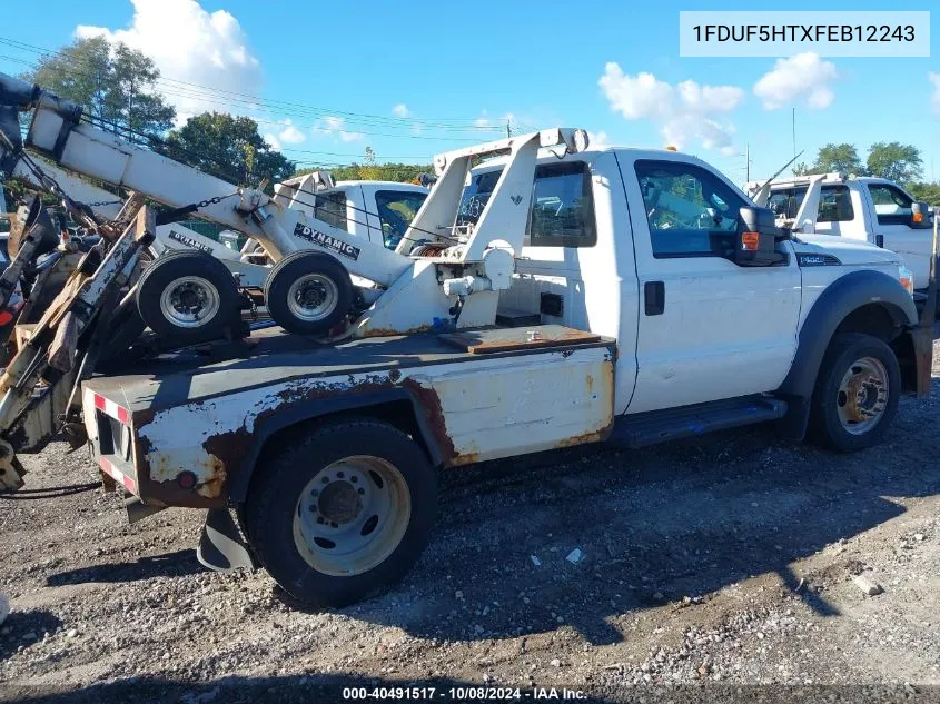 2015 Ford F550 Super Duty VIN: 1FDUF5HTXFEB12243 Lot: 40491517