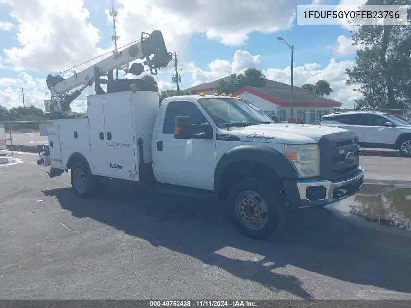 2015 Ford F550 VIN: 1FDUF5GY0FEB23796 Lot: 40752438