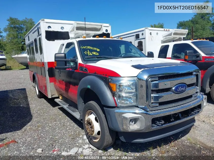 2016 Ford F-550 Chassis Xlt VIN: 1FD0X5HT2GED16547 Lot: 40320378