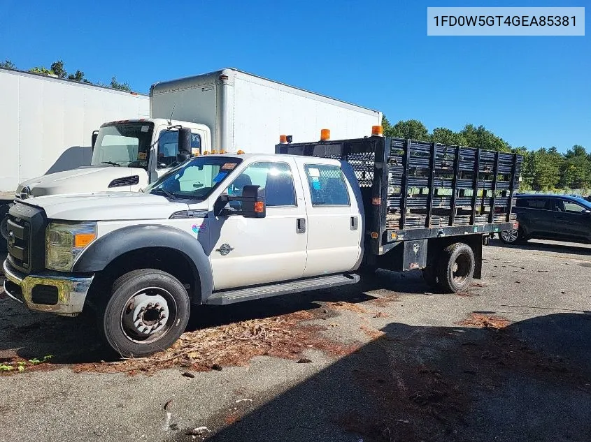 2016 Ford F-550 Chassis Xl VIN: 1FD0W5GT4GEA85381 Lot: 40613847