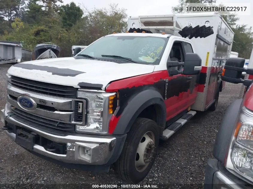 2017 Ford F-550 Chassis Xlt VIN: 1FD0X5HT8HEC22917 Lot: 40530290