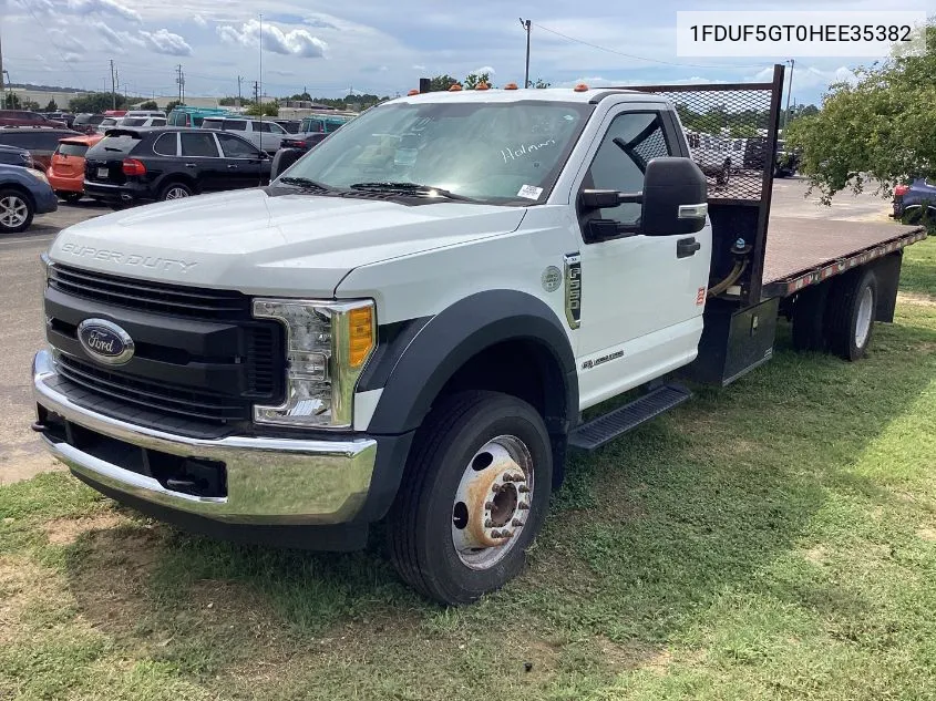 2017 Ford F-550 Chassis Xl VIN: 1FDUF5GT0HEE35382 Lot: 40535804